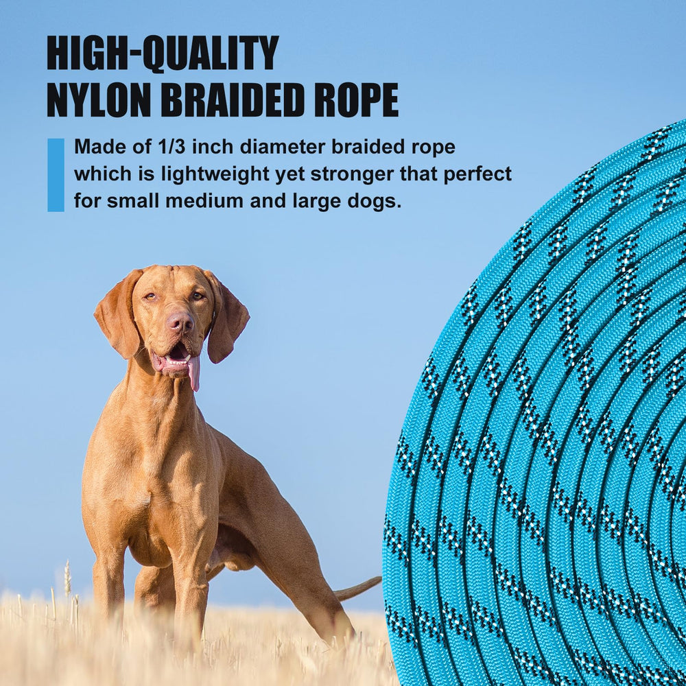Lynxking long dog leash 15ft length ideal for training in tight spaces