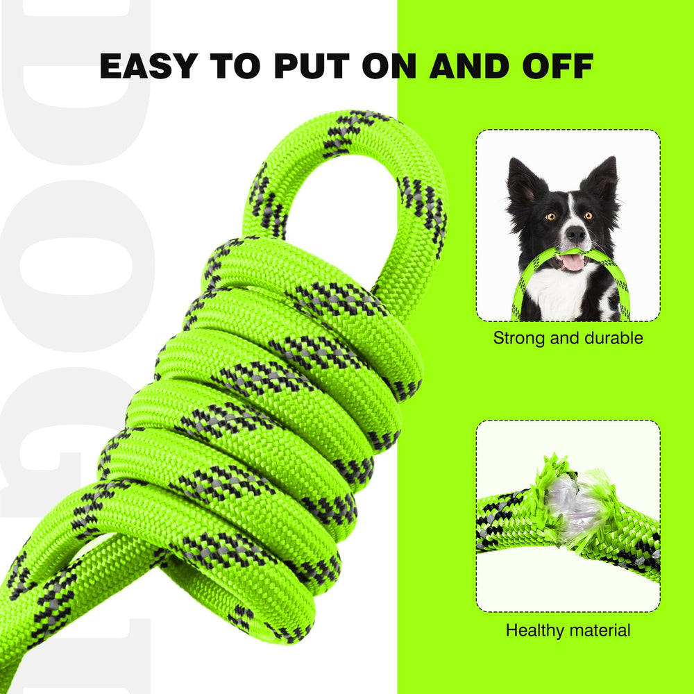Lynxking Slip Lead knots with leather cover for durability.