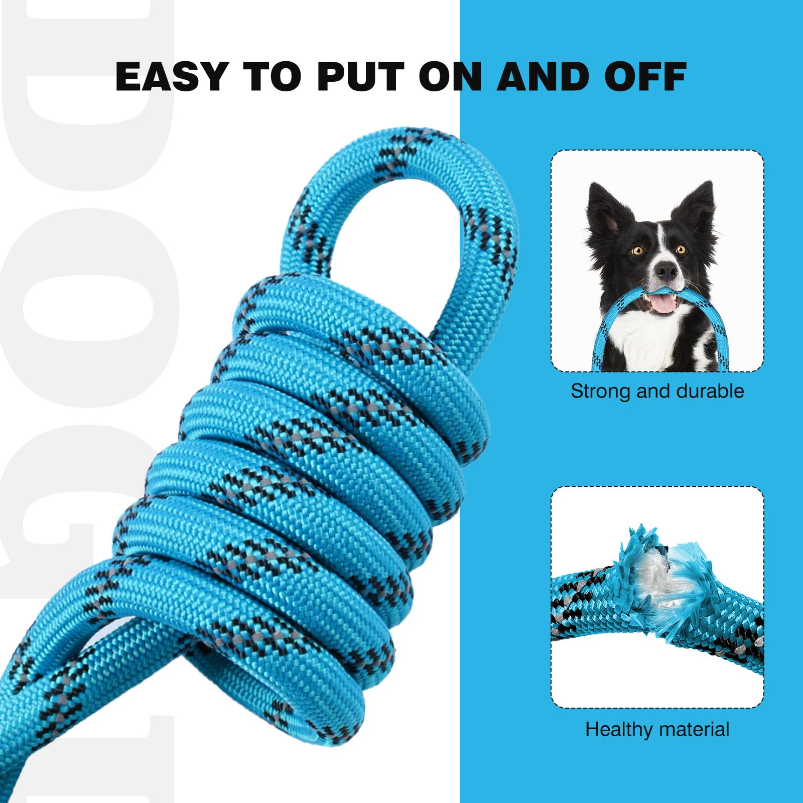 Lynxking Slip Lead knots with leather cover add rugged style and protection.