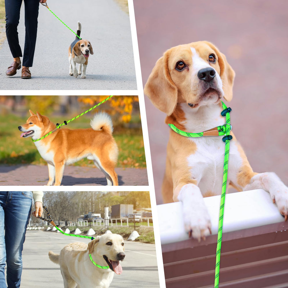 Lynxking Slip Lead training use tightens when dog pulls for controlled guidance.