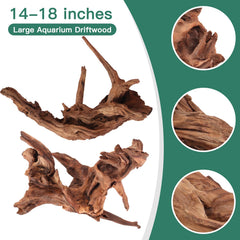 LYPHARD AQUARIUMS driftwood 14-18 inches piece B sinks directly for stable layout