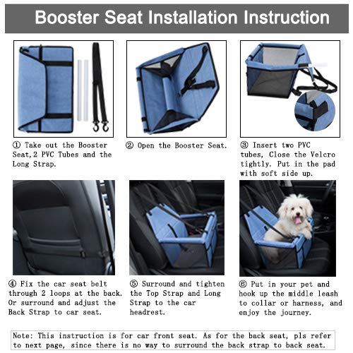 Lyricalife pet car seat in-car setup for easy installation