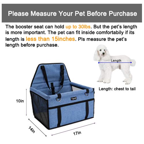 Lyricalife pet car seat ideal for puppy and small pets