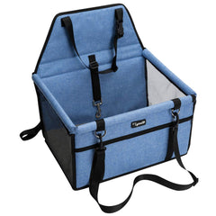 Lyricalife pet car seat shows reinforced structure for safe car rides