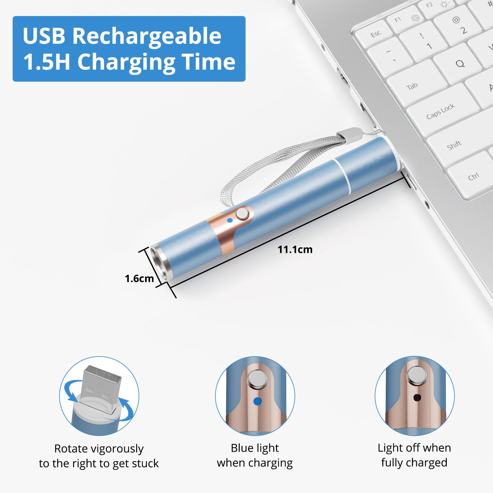 Lzonunl white and purple lights provide versatile illumination for play and quick checks.