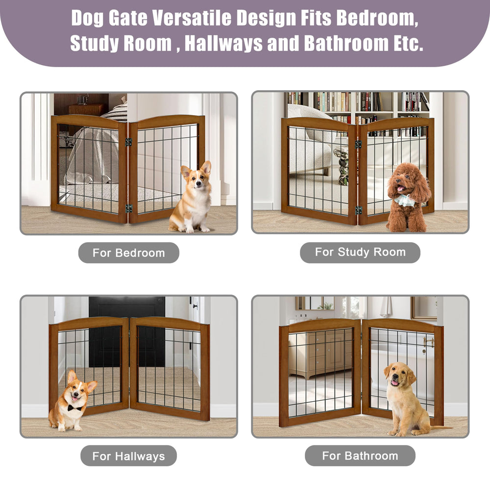 LZRS gate keeps small dogs, cats, and rabbits safely contained.