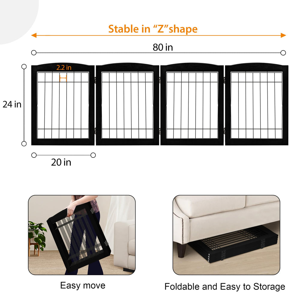 LZRS 4-panel gate chew-resistant-bars supports safer containment during curious play.