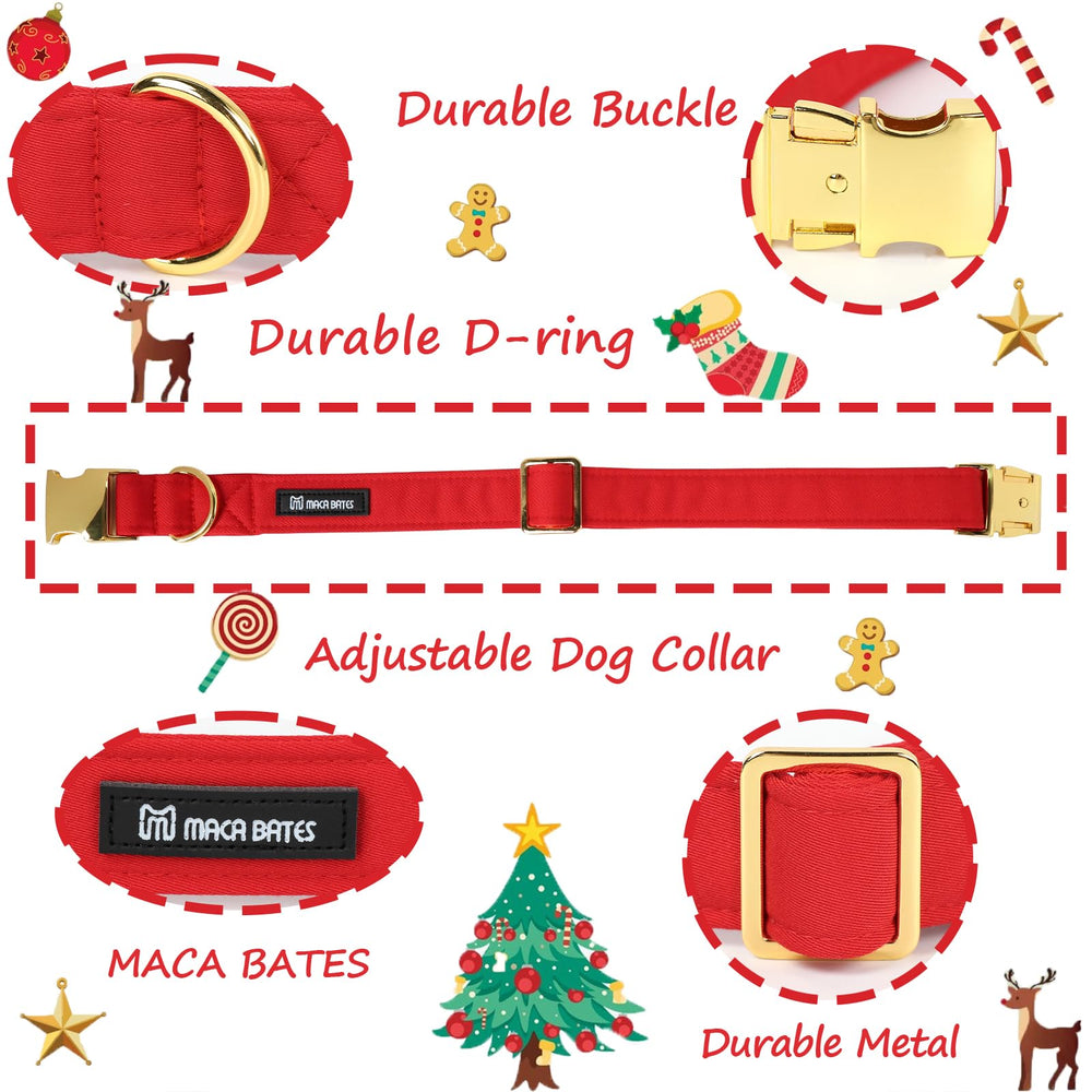 Soft cotton texture on M MACA BATES collar comfortable for sensitive skin.