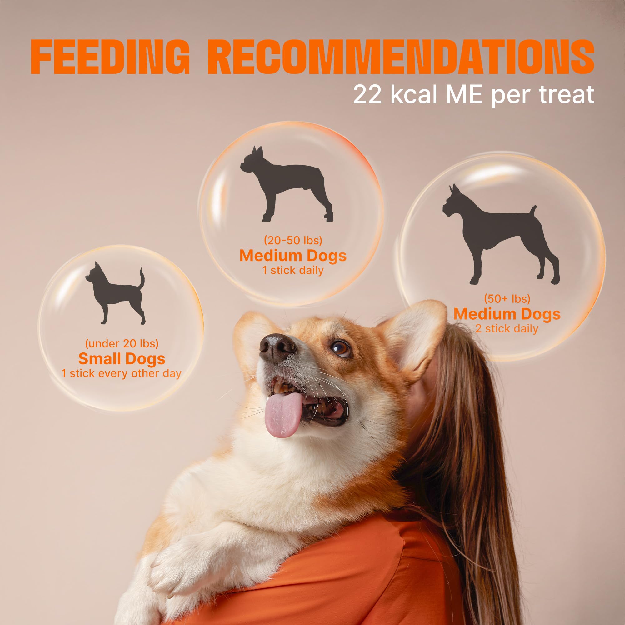 M-PETS grain-free ingredients image emphasizes natural formula for sensitive stomachs.