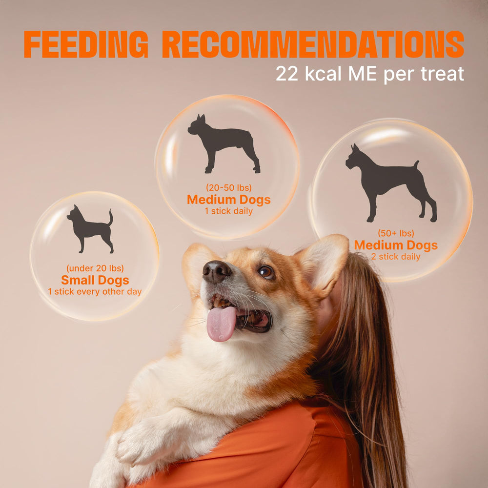 M-PETS grain-free ingredients image emphasizes natural formula for sensitive stomachs.
