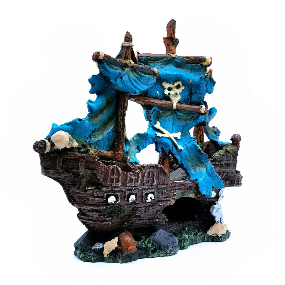 M2cbridge antique roman column ruins aquarium adds dramatic underwater scenery.