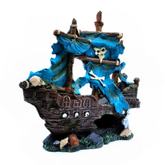 M2cbridge antique roman column ruins aquarium adds dramatic underwater scenery.