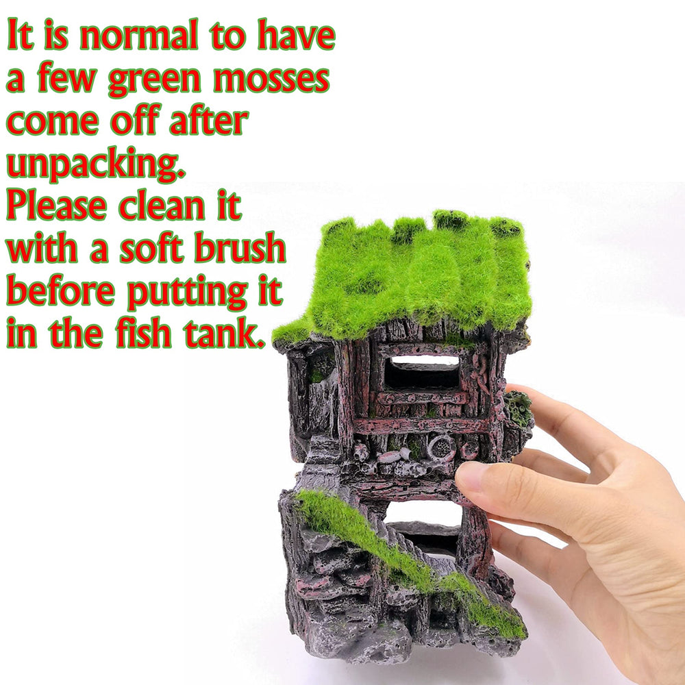 M2cbridge Moss-detail close-up emphasizes safe resin finish and authentic look.