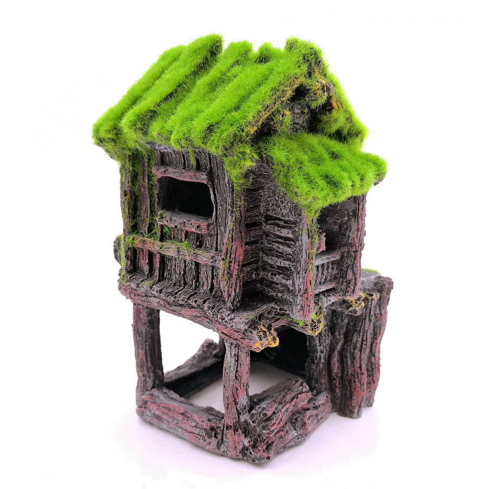 M2cbridge Green moss design on cottage-inspired house boosts tank appeal.