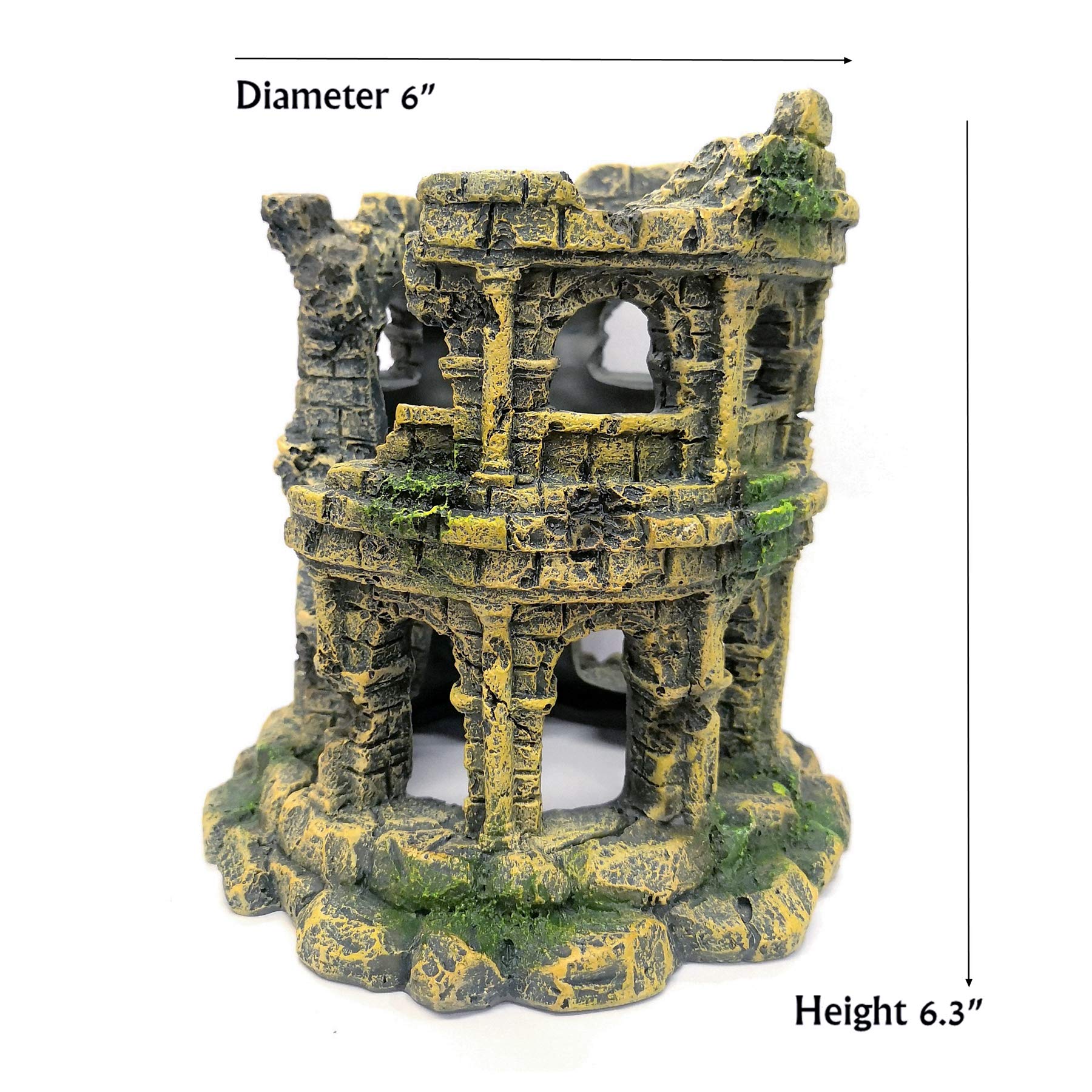 M2cbridge roman-column-cave-trunk delivers comfortable resting and play area.
