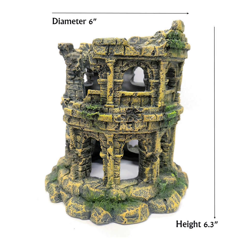 M2cbridge roman-column-cave-trunk delivers comfortable resting and play area.