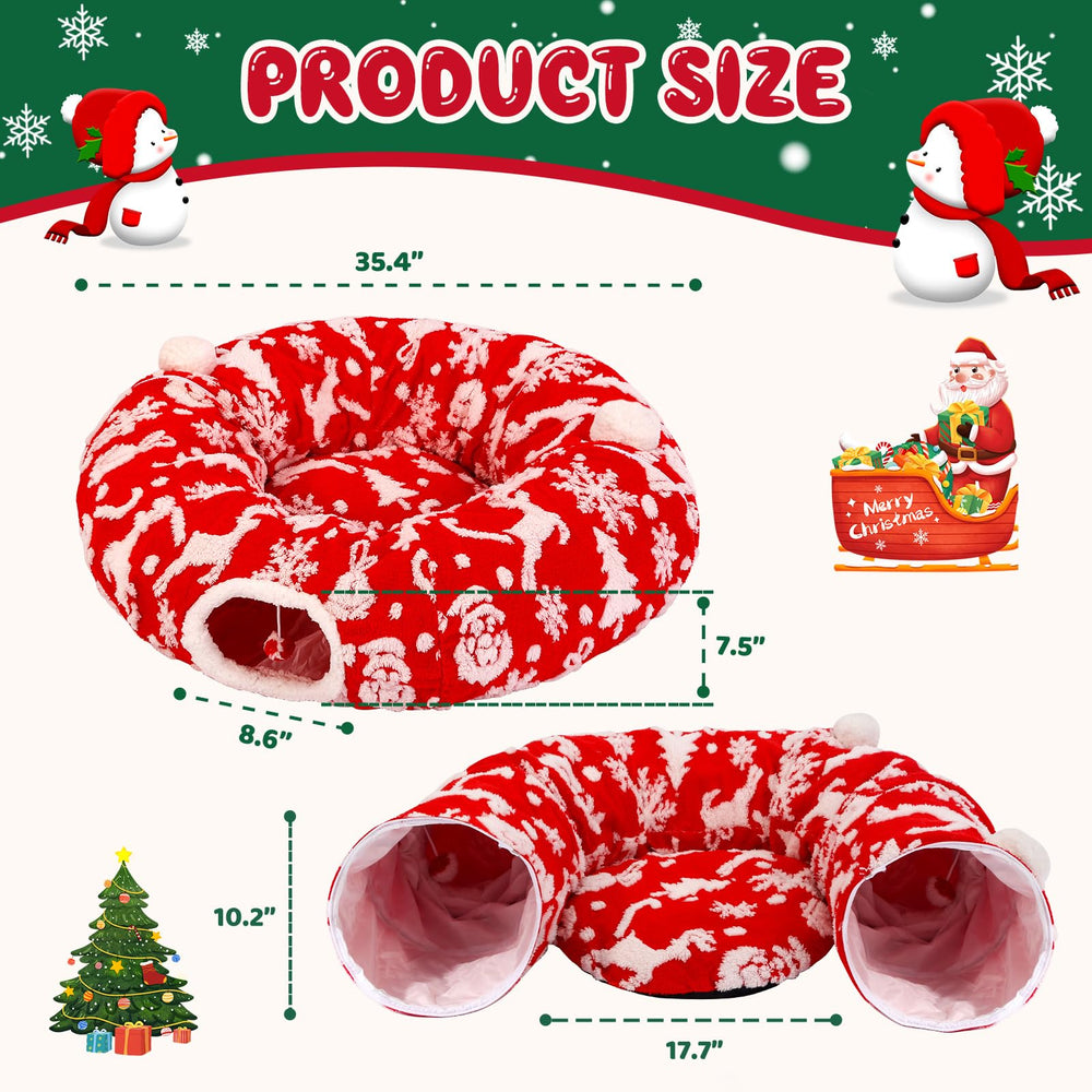Maansfy donut tunnel layout promotes playful exploration and comfortable lounging.