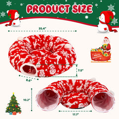 Maansfy donut tunnel layout promotes playful exploration and comfortable lounging.