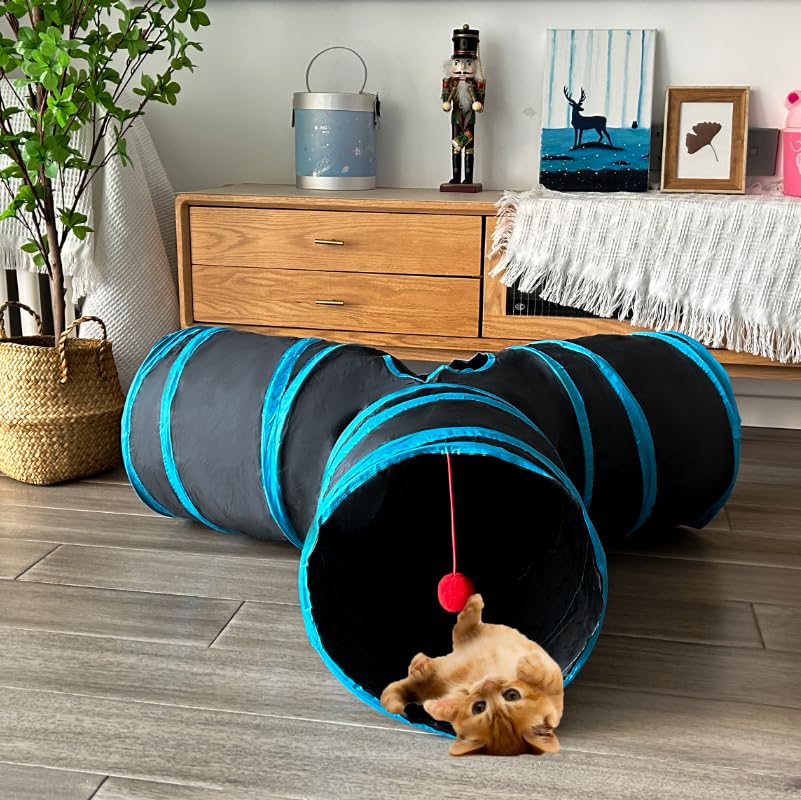Mabaytir cat tunnel supports multi-pet play in small spaces