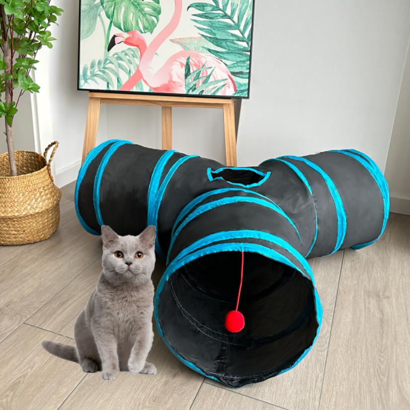 Mabaytir cat tunnel indoors for active cats and small dogs