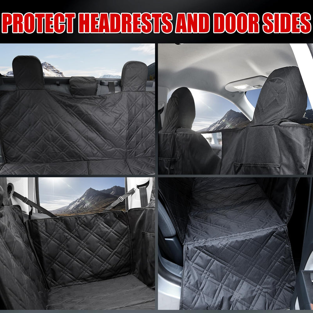 Mabett seat cover with headrest protection prevents scratches during car rides