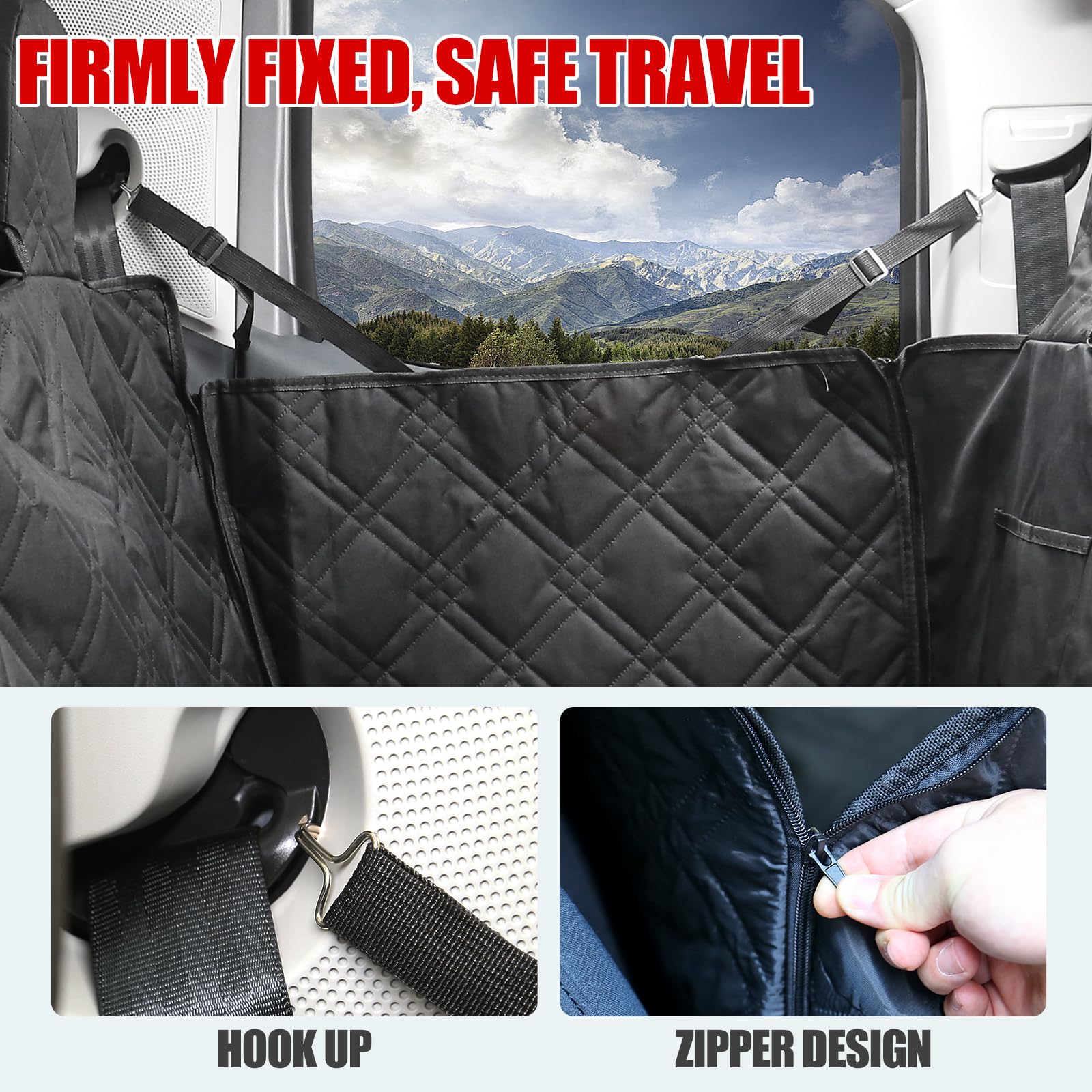 Mabett built-in toy and treat pockets add on-the-go entertainment