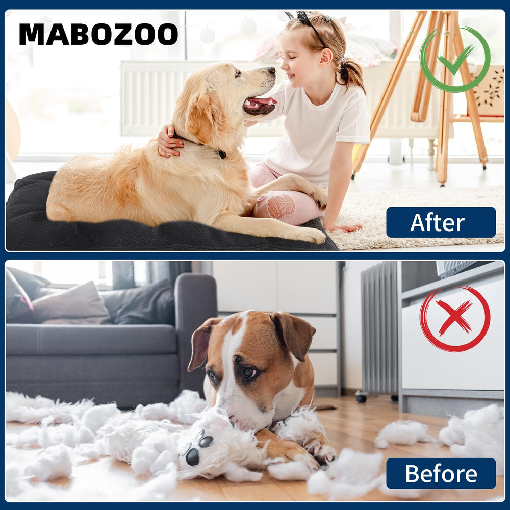 MABOZOO large 35x22 inches black bed fits bigger dogs