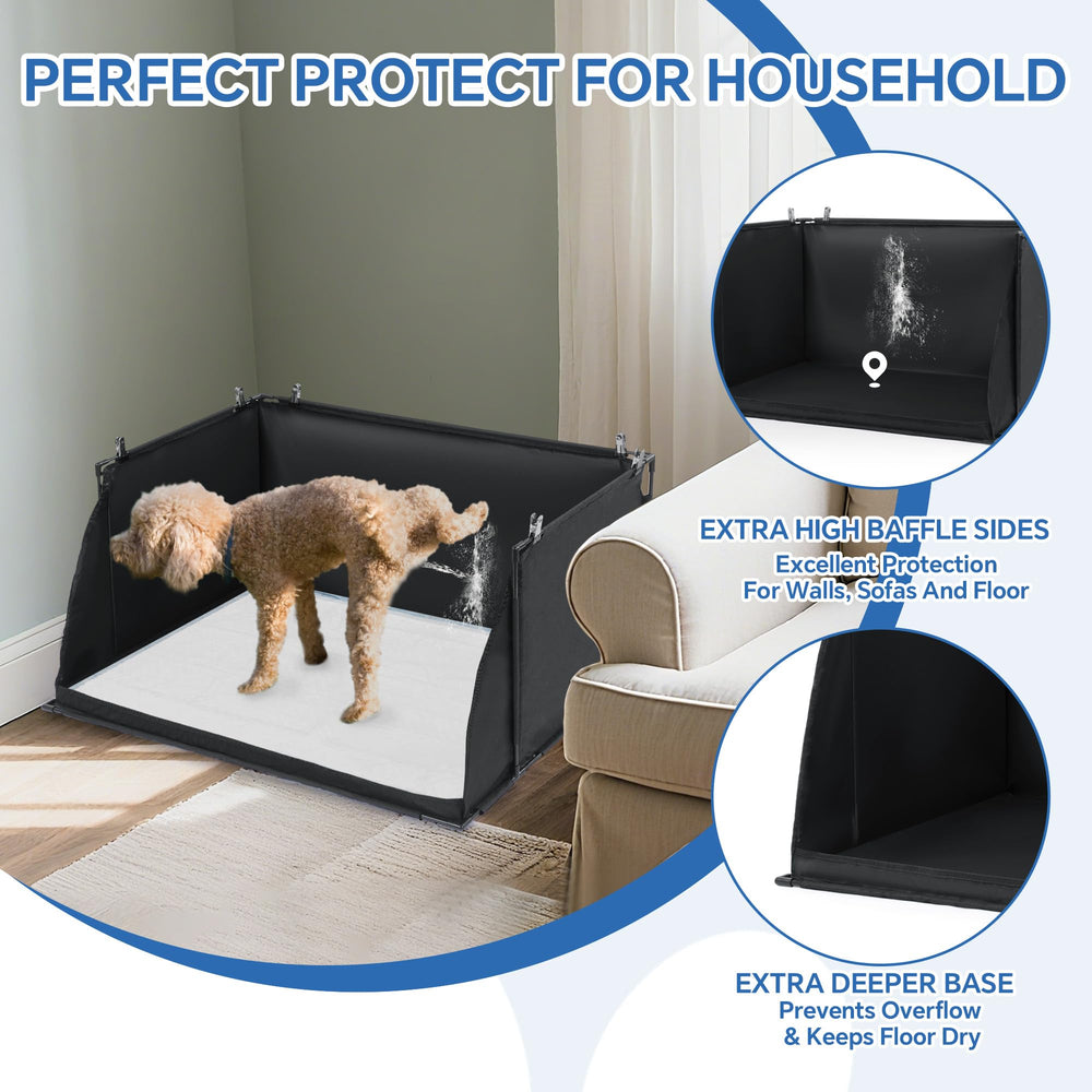MABOZOO pee pad holder against-wall use supports wall protection during training