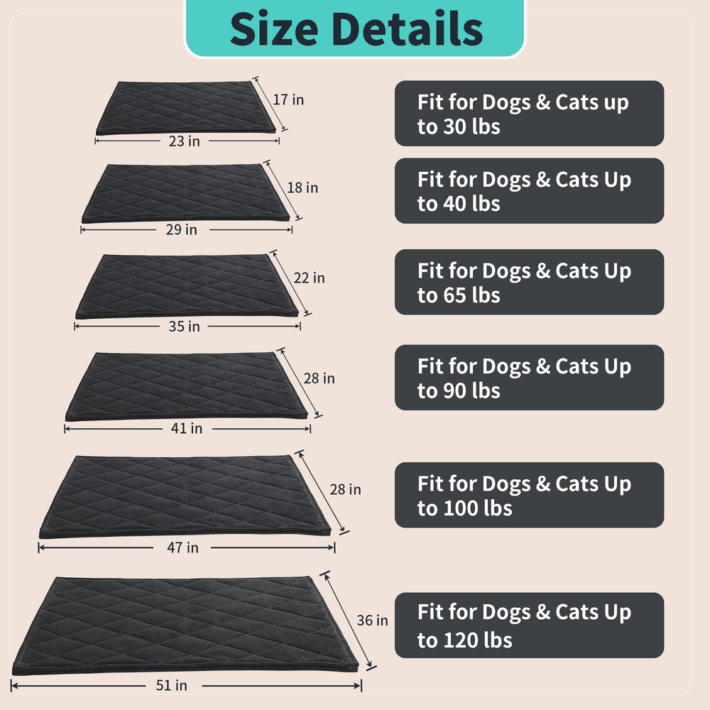 MABOZOO premium quilted mat texture offers cozy comfort for small dogs.