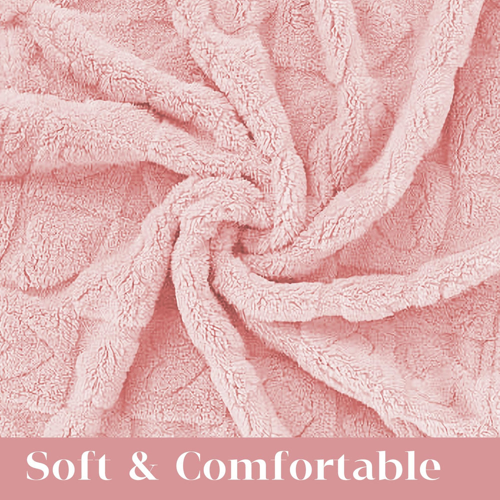 MACEVIA plush pet blanket offers soft comfort on beds and couches.
