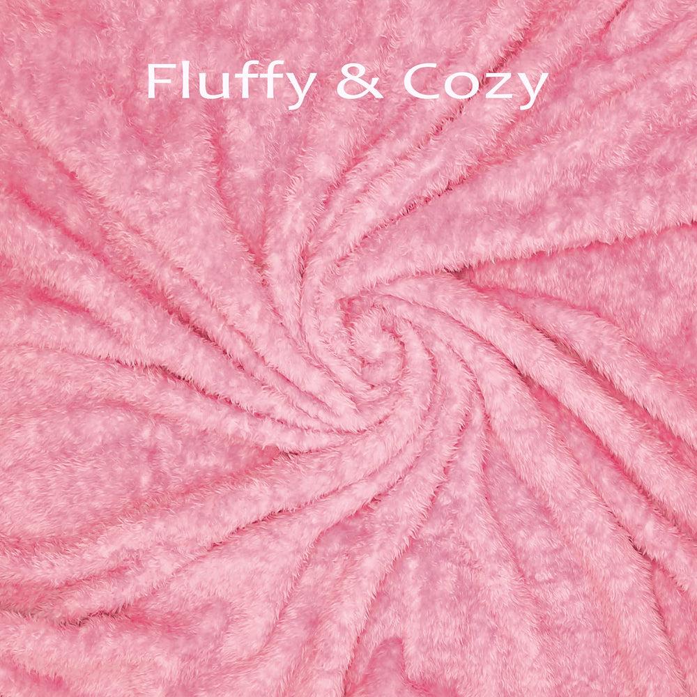 MACEVIA fluffy fleece dog blanket on sofa provides warm plush comfort.