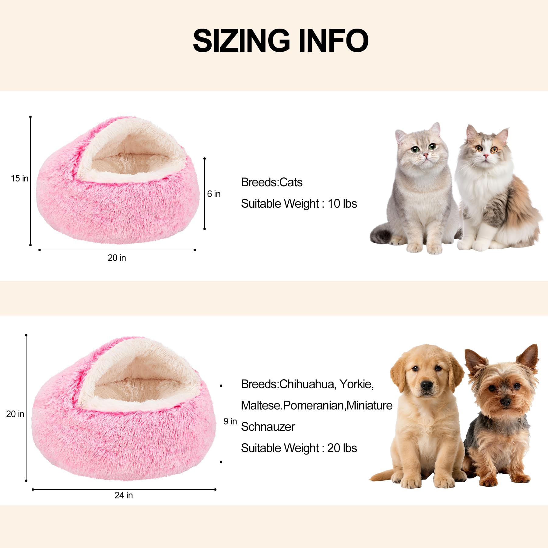 MADDEMCUTE raised rim design supports the head and neck for restful sleep