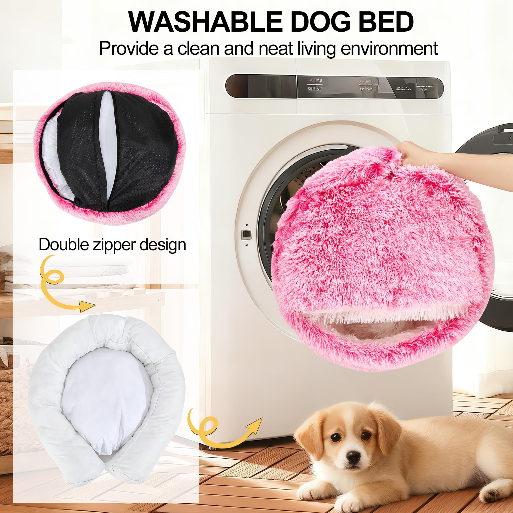 MADDEMCUTE vacuum-packed packaging shows fluff recovery after unpacking