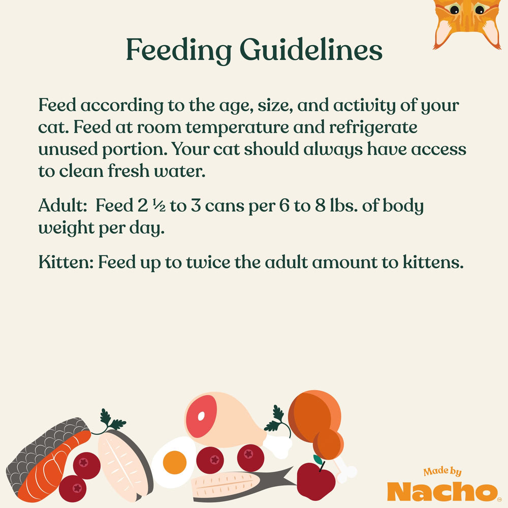 Made by Nacho Pate Wet Cat Food flavors turkey image shows grain-free protein variety
