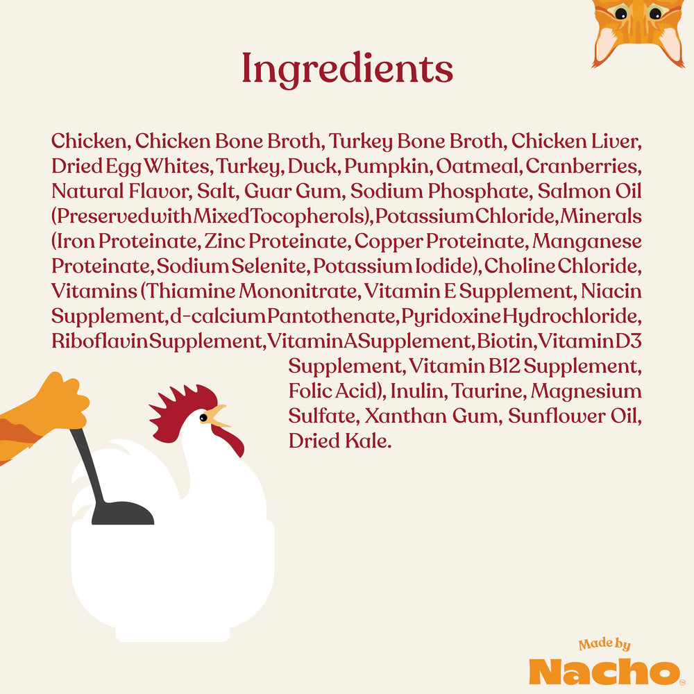 Made by Nacho omega-rich salmon oil image signals coat and skin support.