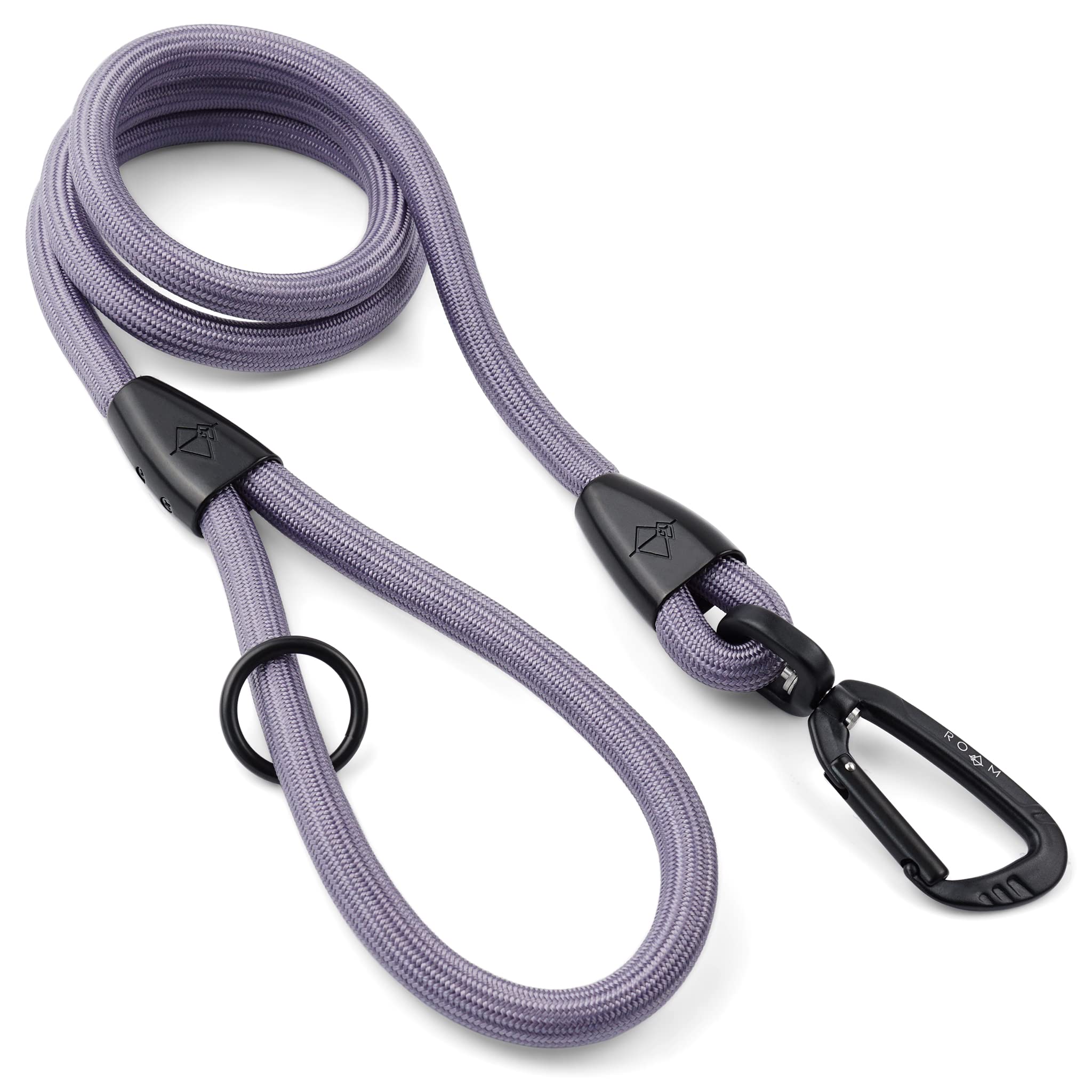 MADE TO ROAM Premium Everyday Leash aviation aluminum carabiner closeup showing lightweight safety