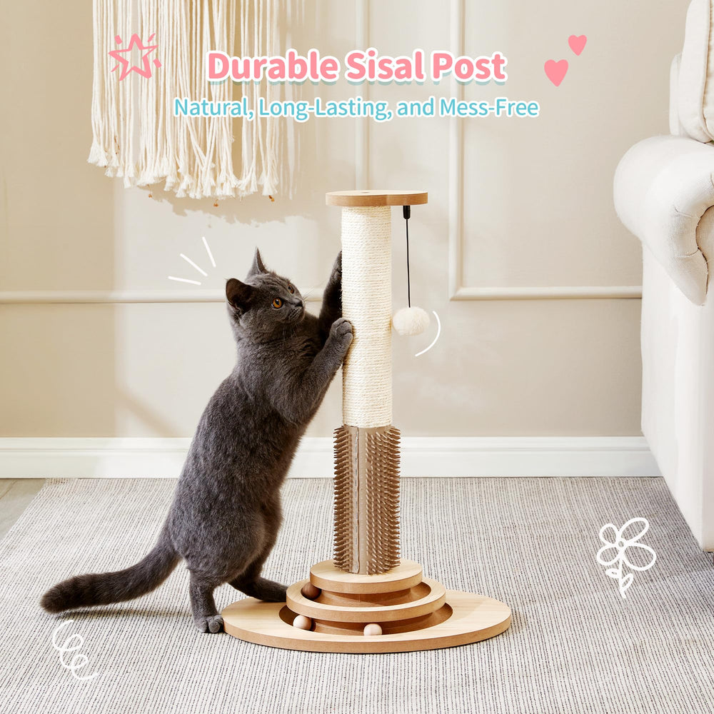 Made4 Pets wide, heavy base for stable, wobble-free use.