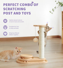 MADE 4 PETS cat-scratching-post-3-tier-track for batting and pouncing.