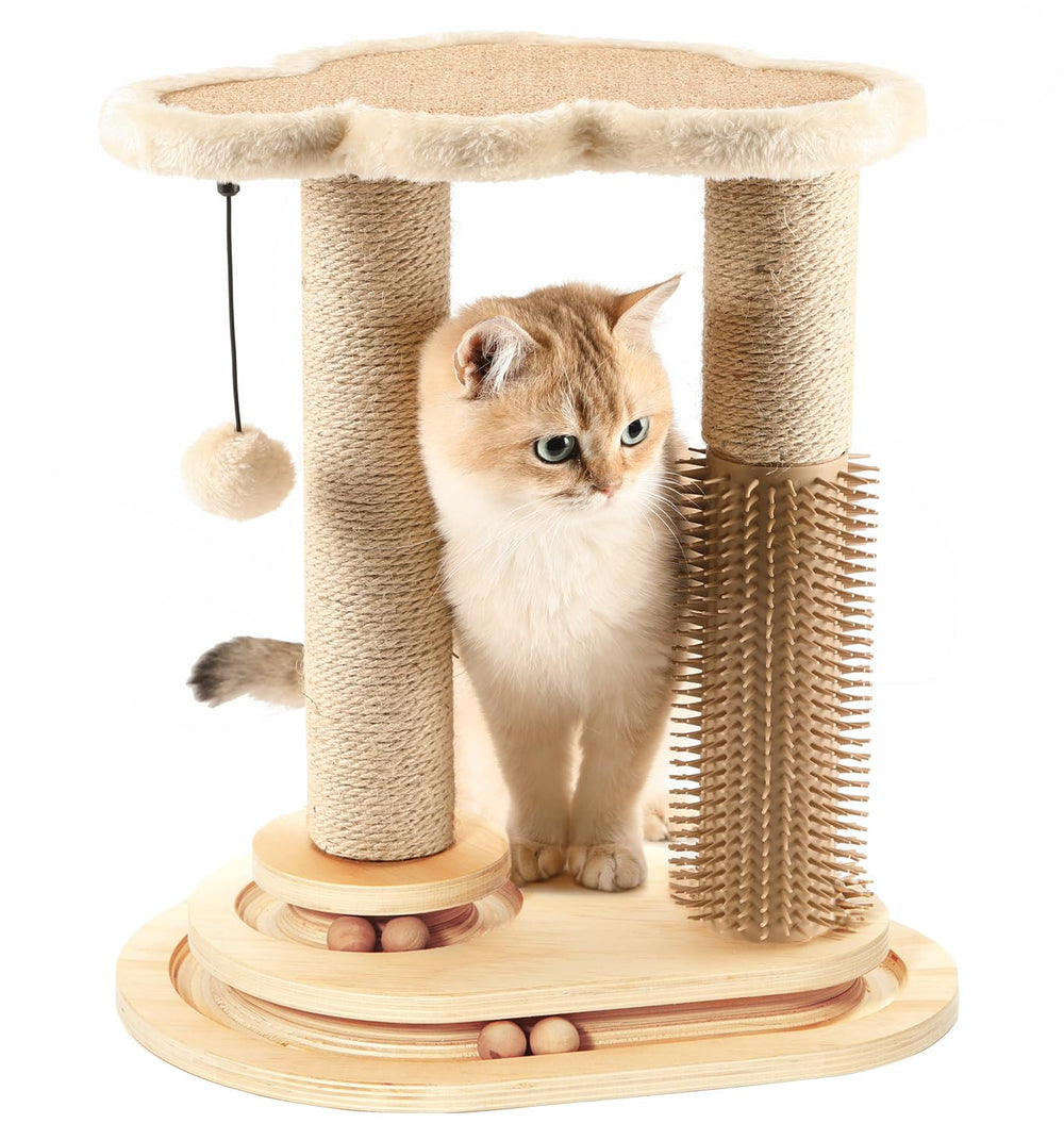 MADE 4 PETS cat scratching post sisal wrap provides durable scratching and furniture protection.