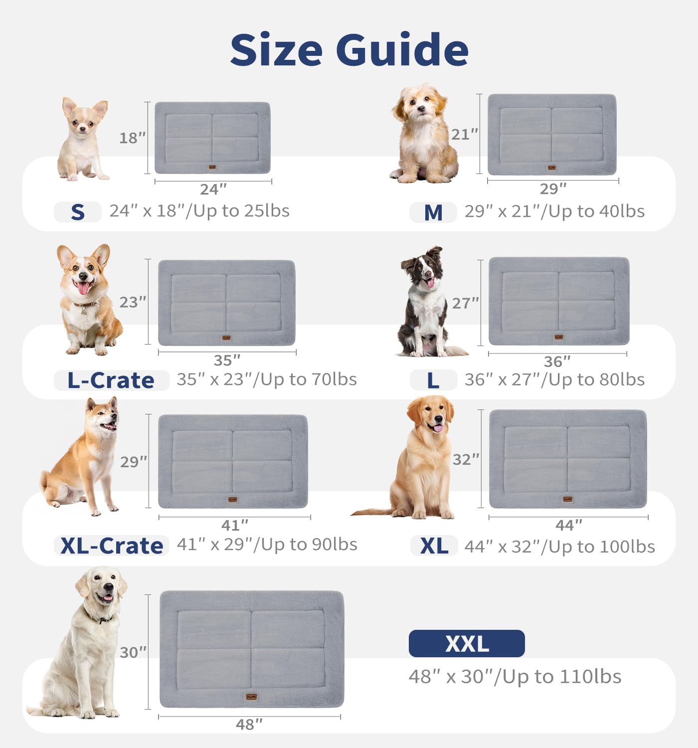 Made4Pets versatile crate pad suits indoor kennels and crates.