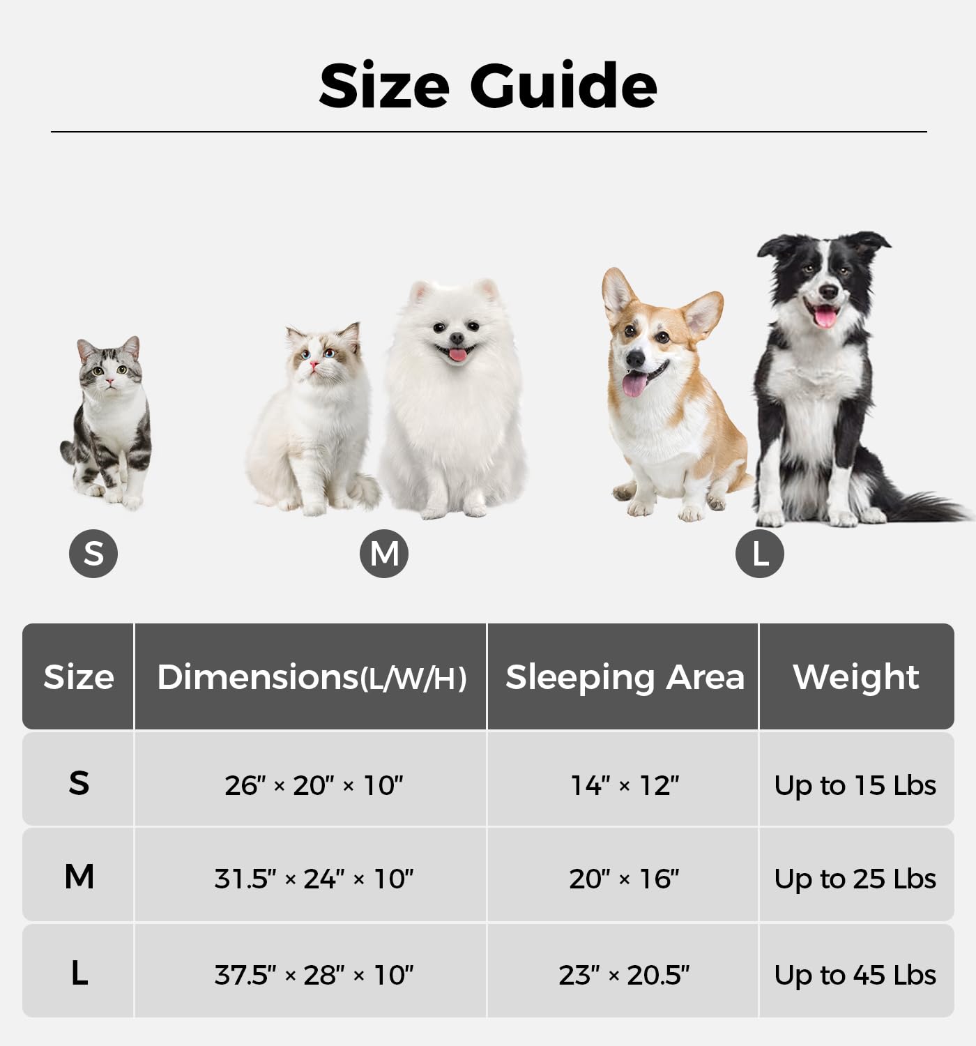 MADE 4 PETS dog couch bed foam support cushions joints