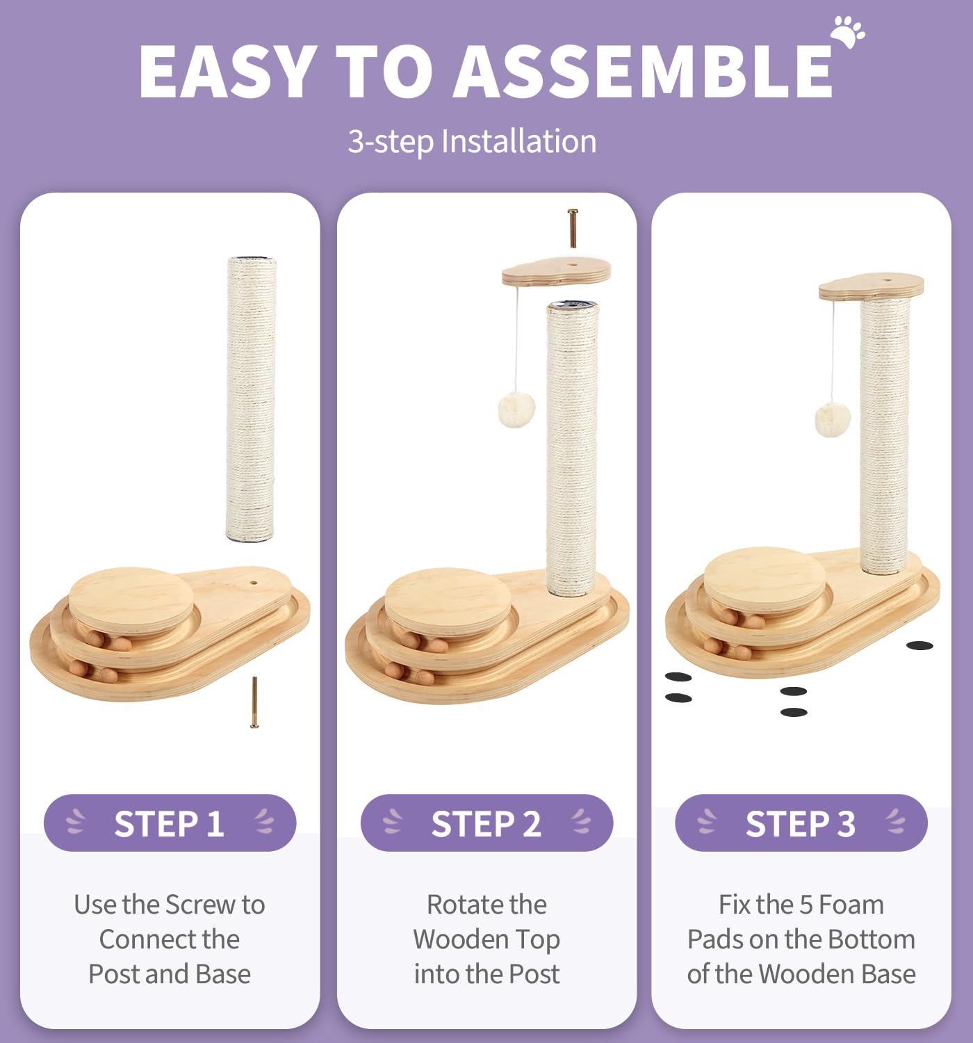 MADE 4 PETS quick-assembly with simple steps.