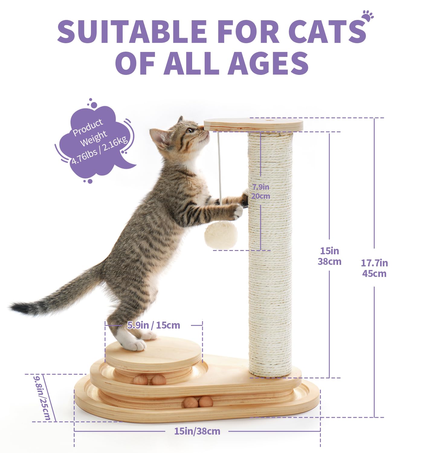 MADE 4 PETS indoor-friendly furniture saver reduces claw marks.