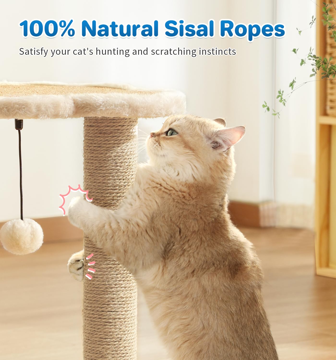 MADE 4 PETS interactive ball track three-tier base engages cats with rolling toys.