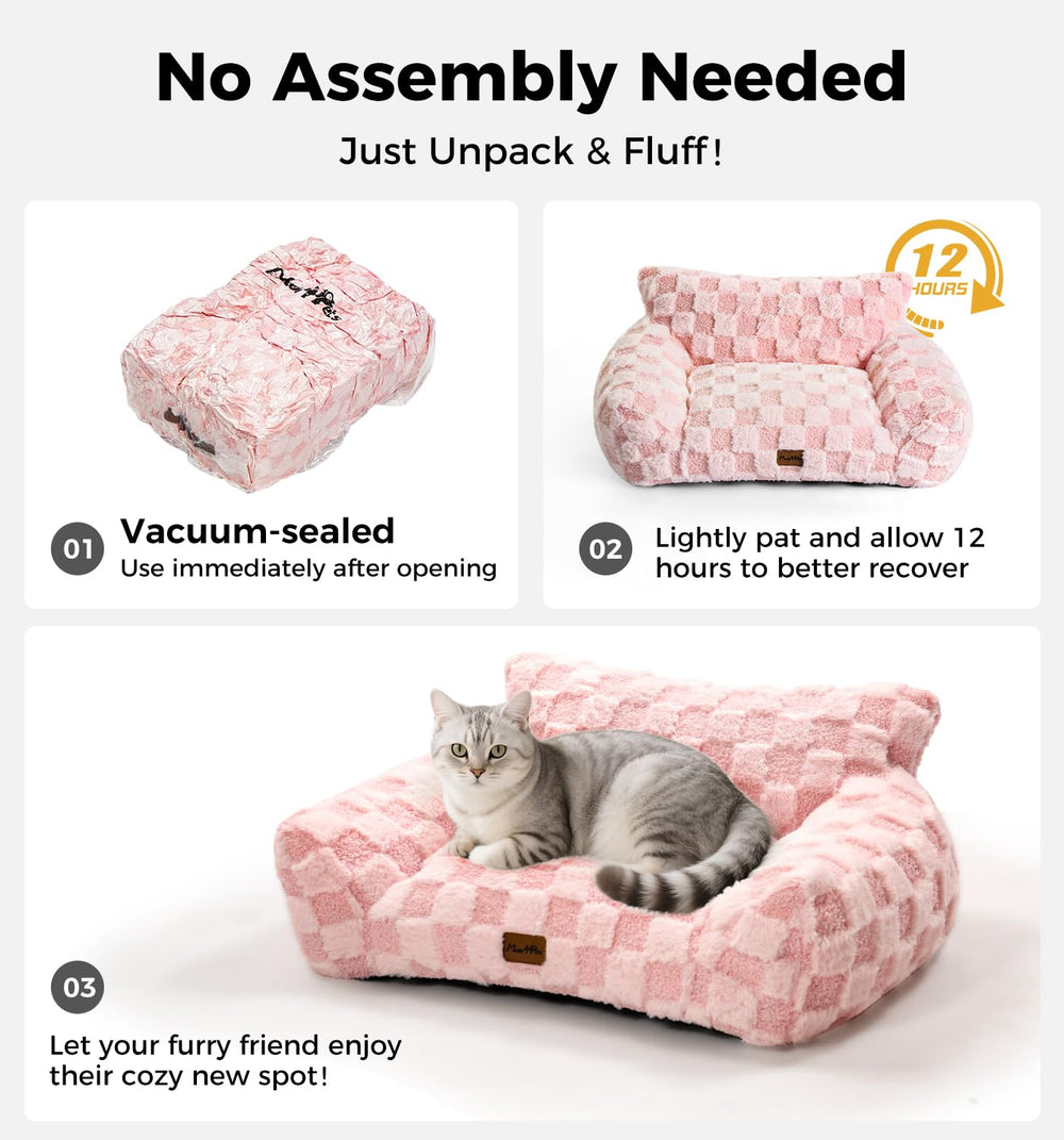MADE 4 PETS pink medium product in room display cozy retreat