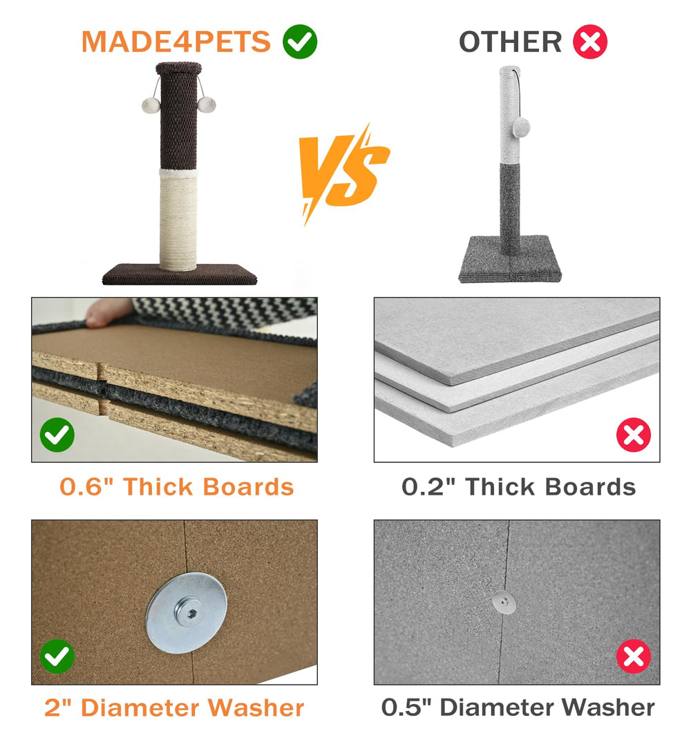 MADE 4 PETS tejido suave para rascar y proteger muebles.