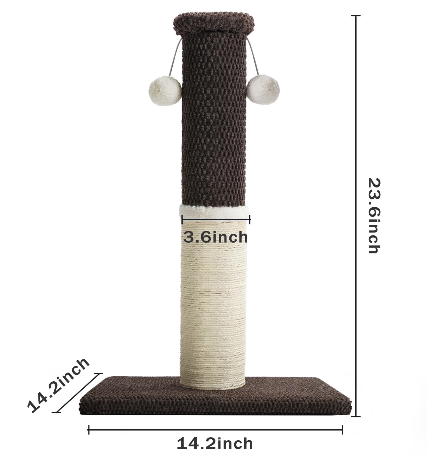 MADE 4 PETS superficies de rascar con opciones mixtas de tejido y sisal.
