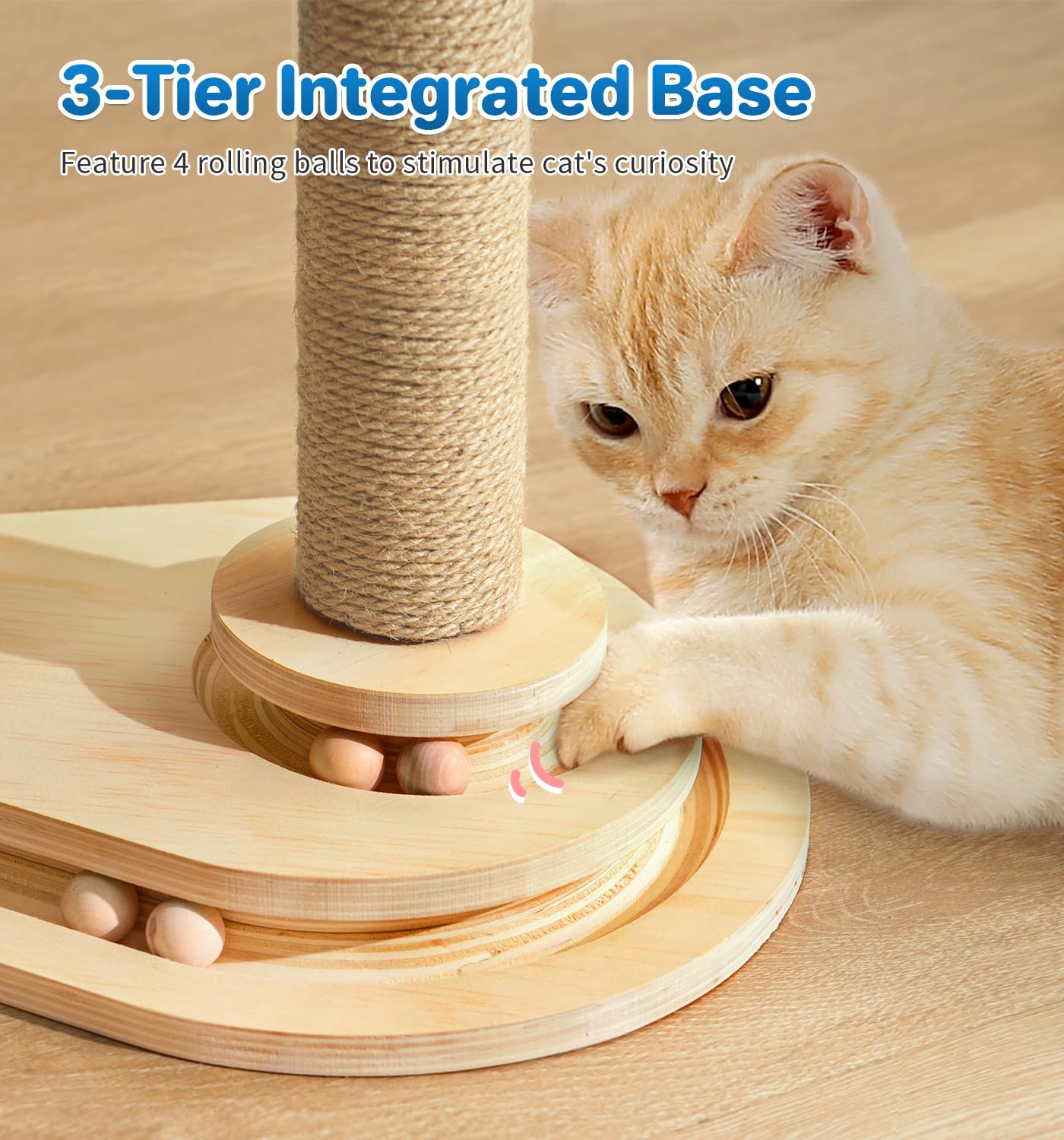 MADE 4 PETS small-cat scratcher kit ideal for kittens and compact spaces.
