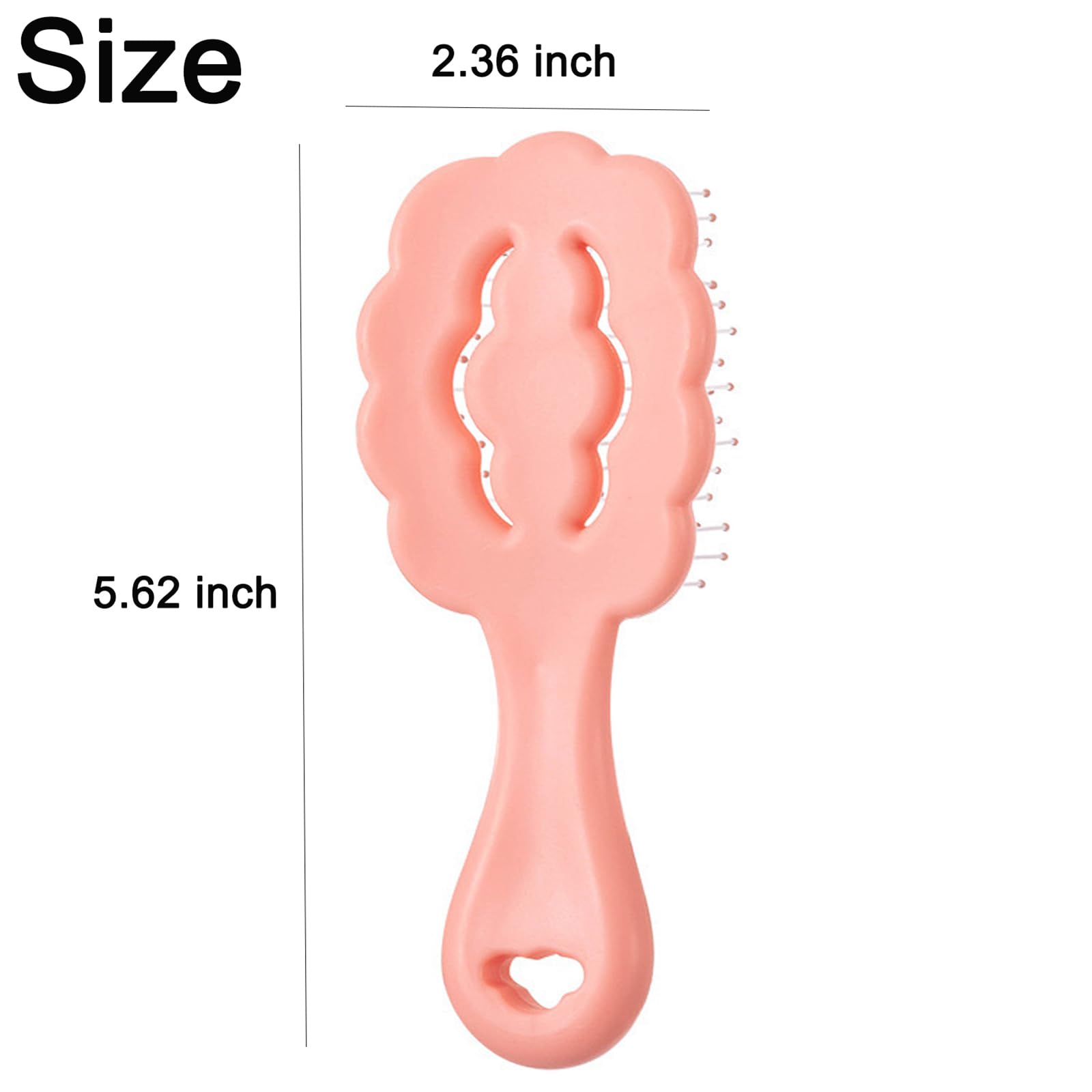 MAEELOU cloud-shape brush with soft bristles for comfortable grooming
