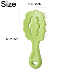 MAEELOU Cloud Shape Brush side angle highlights compact, portable design.